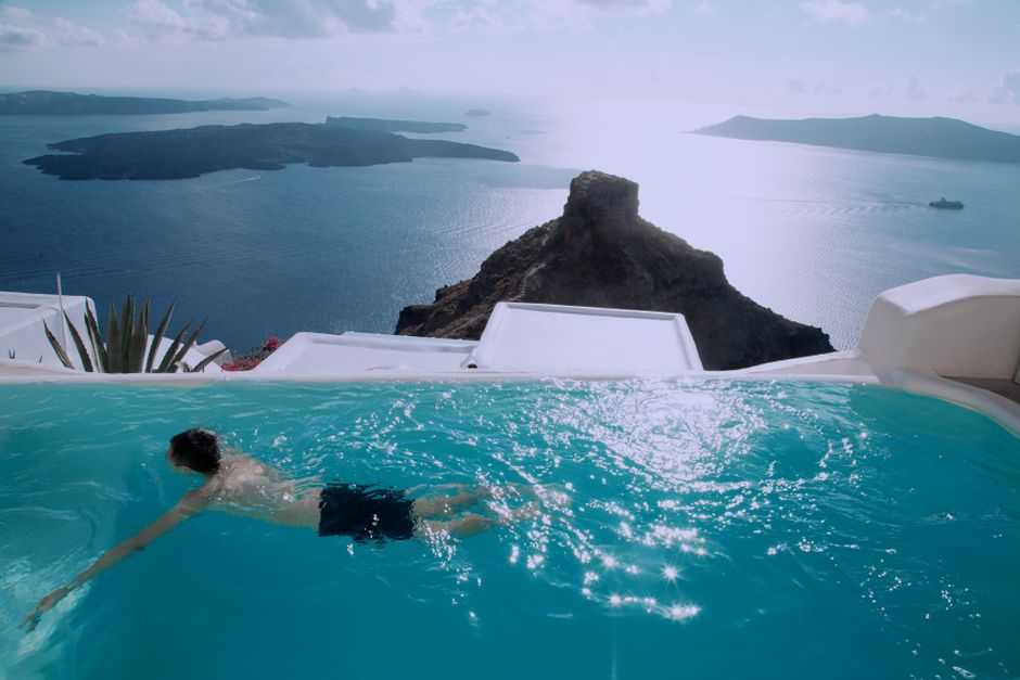 Luxury Travel Advisor Curating Private Santorini Oia Villa and Caldera Catamaran Itinerary