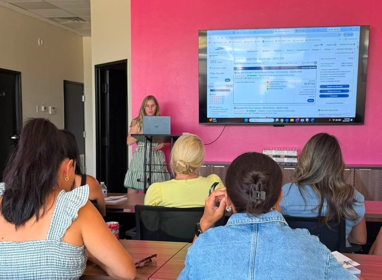 Travel Advisor Training Classroom Session